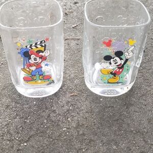 Mickey Mouse Glass Tumblers